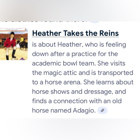 VTG MAGIC ATTIC CLUB 1996 Heather Takes the Reins and Viva Heather! 2 Books Set - Picture 4 of 7